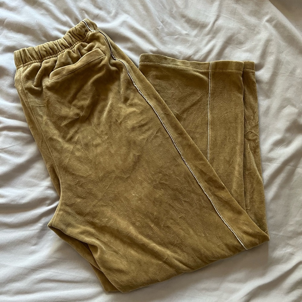 Velour pants